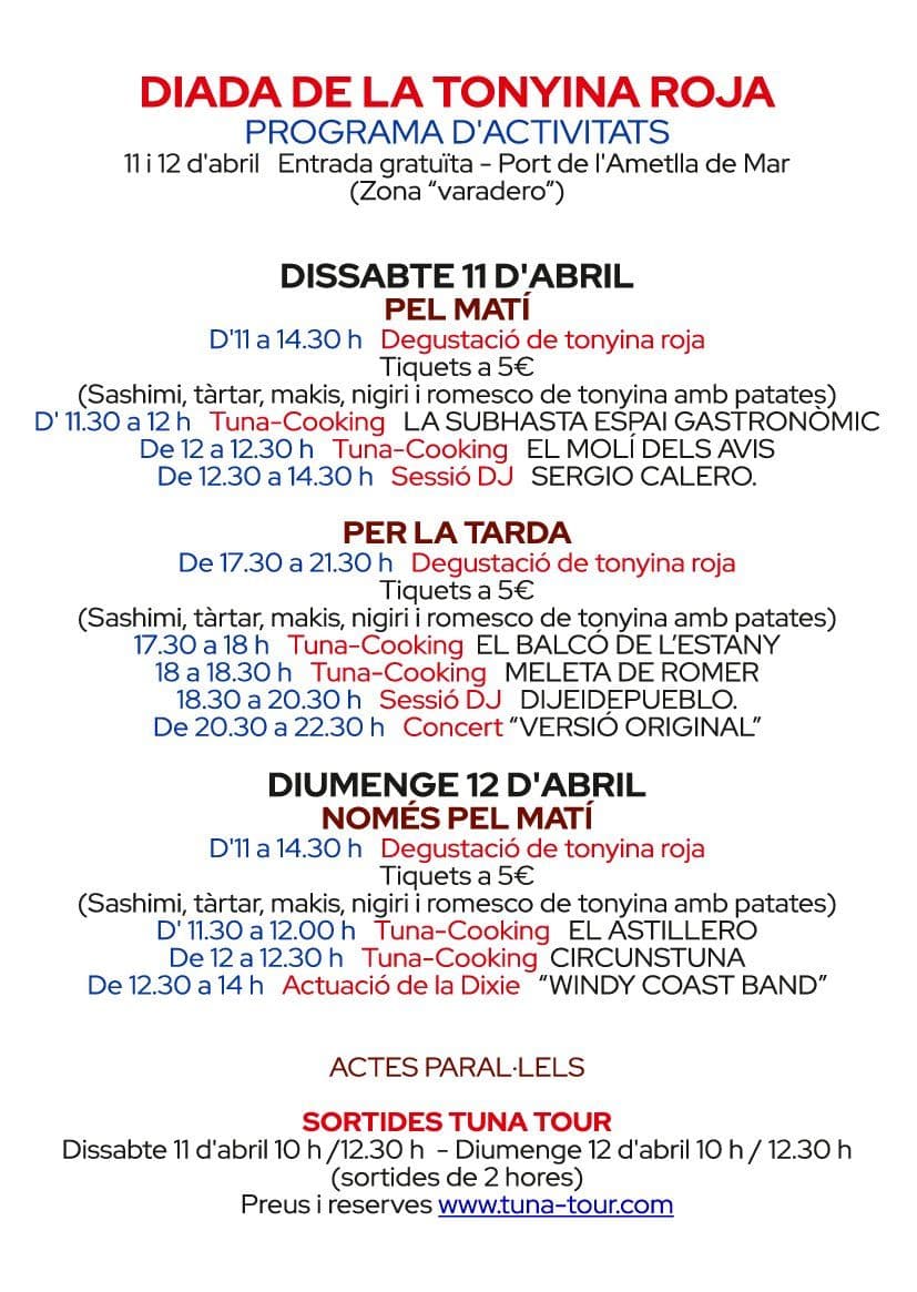  Diada de la tonyina roja del Mediterrani