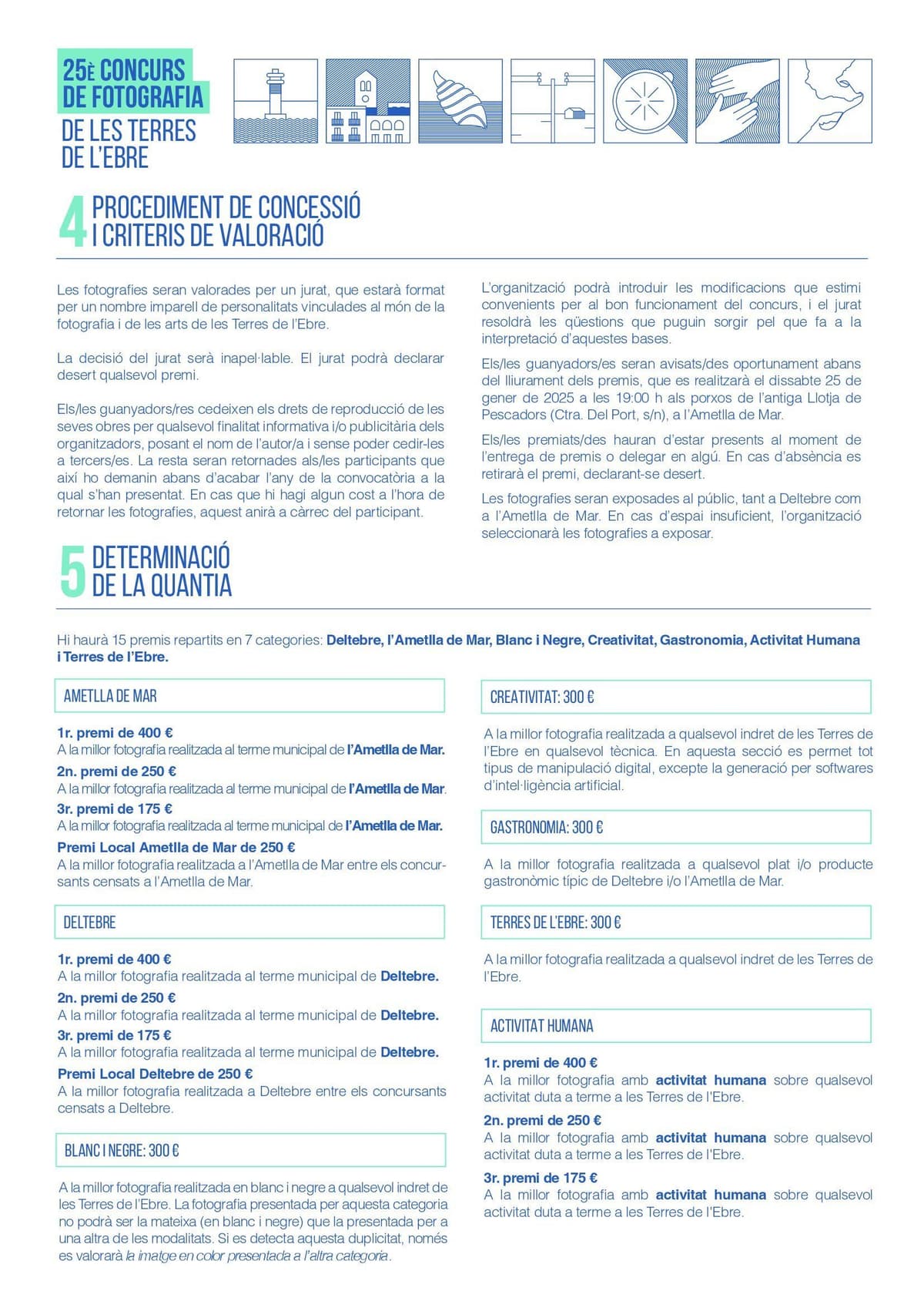 "Terres de l'Ebre" Photography Contest Rules
