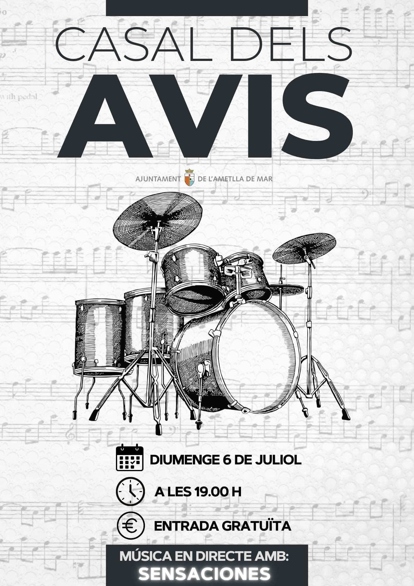 Casal dels Avis: Música en directo con "Sensaciones"