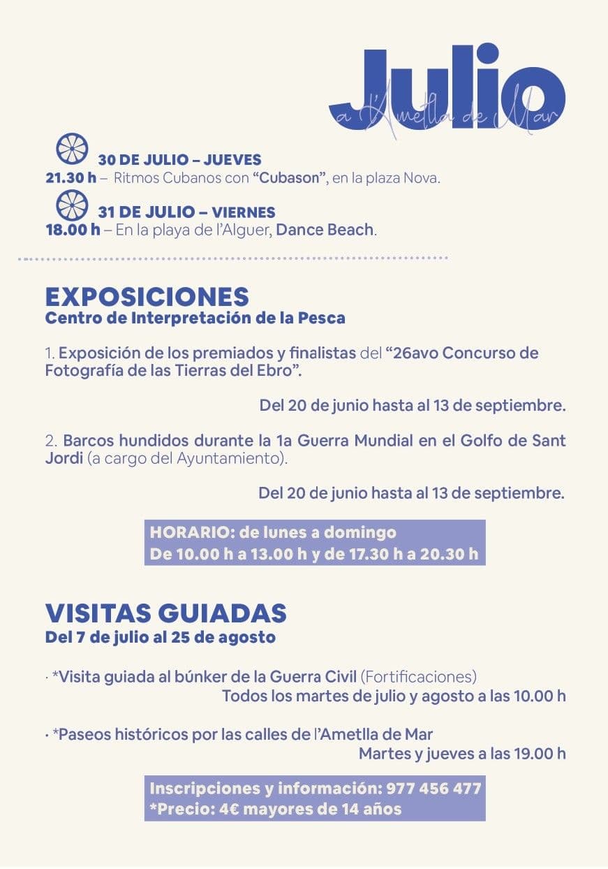 Agenda Julio 2026