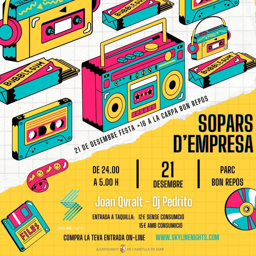 Fiesta cena de empresas viernes