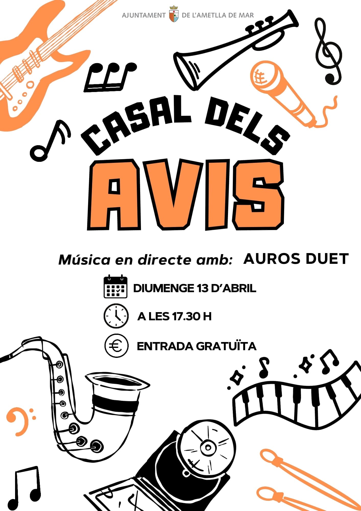 Casal dels Avis: Música en directe amb "Auros Duet"