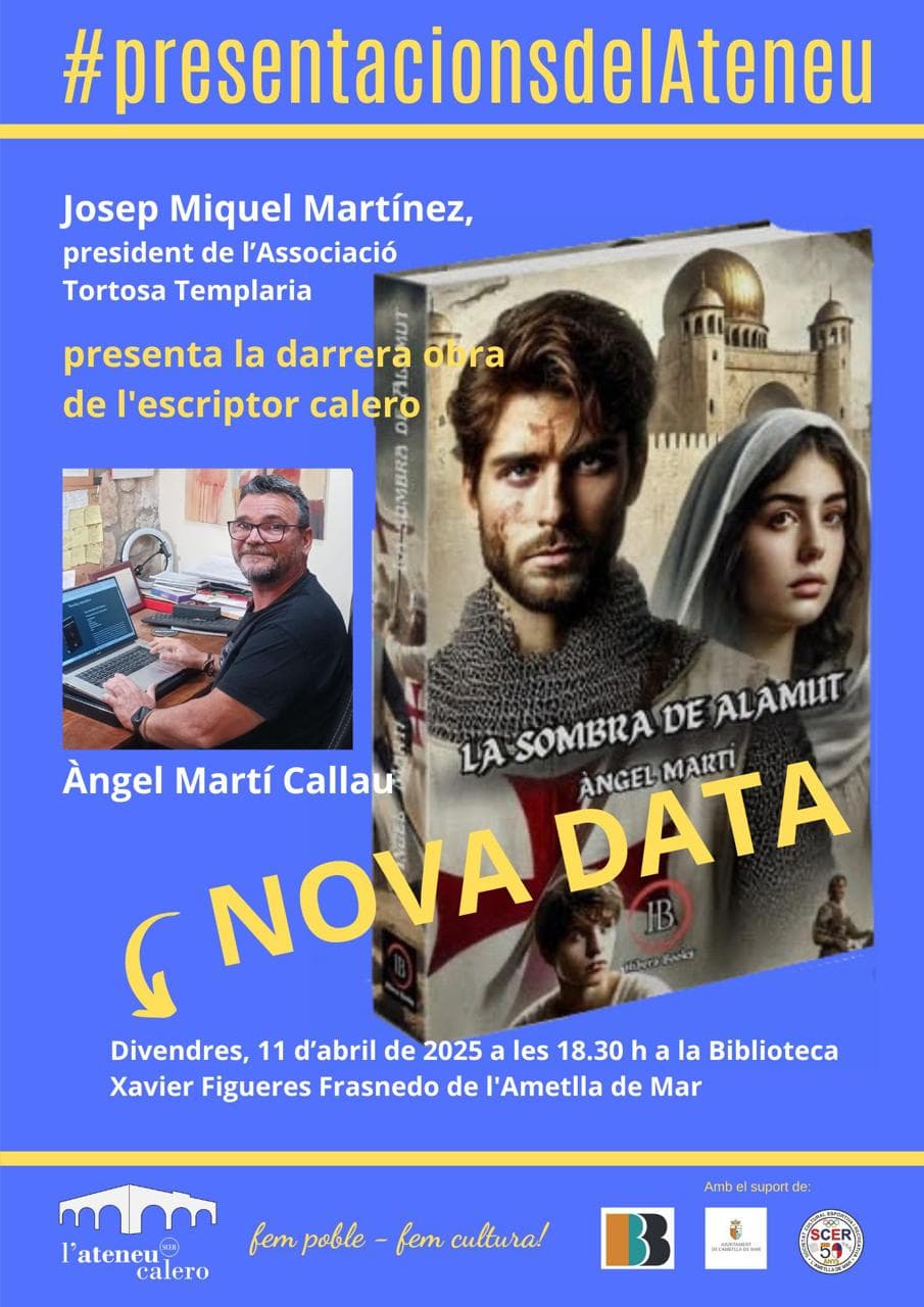#PresentacionsdelAteneu: Presentació del llibre "La sombra de Alamut" d'Àngel Martí Callau