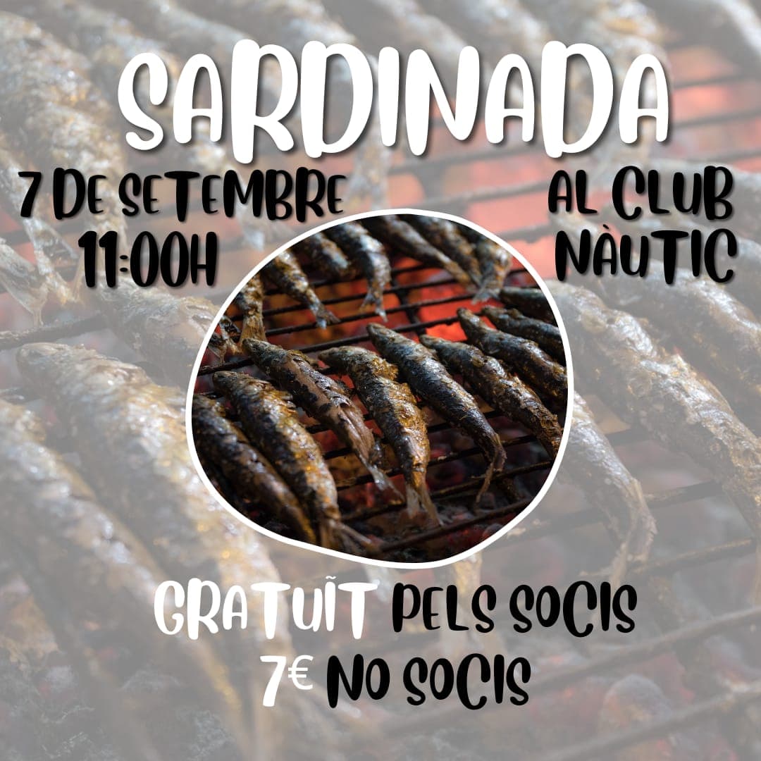 Sardinada en el Club Nàutic