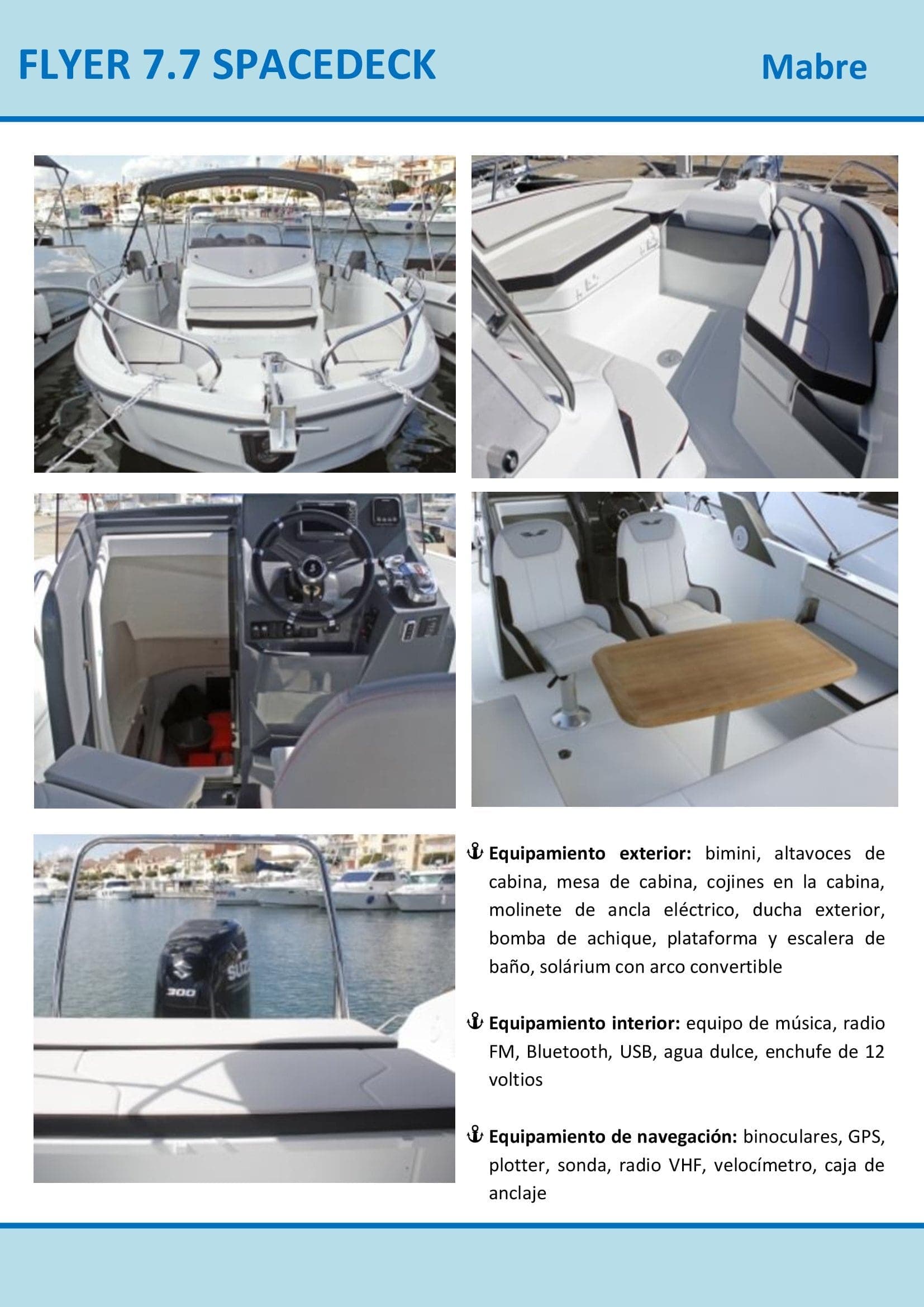Location Flyer 7.7 Spacedeck Mabre - Mesmar