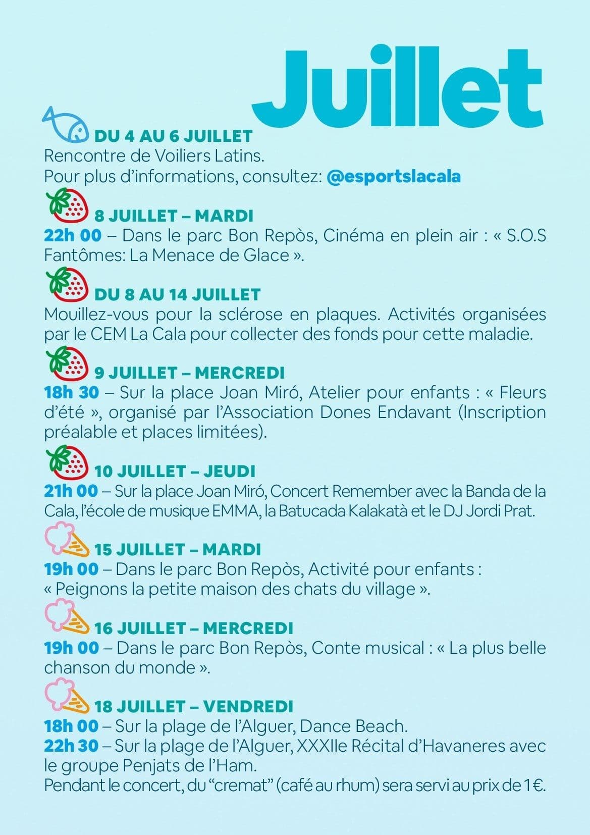 Agenda Julio 2025