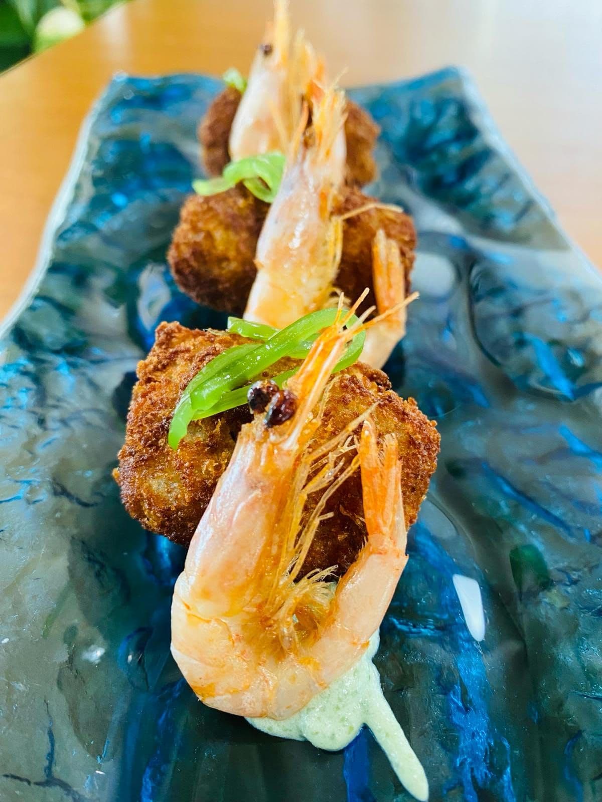 THE TRUFFLED GALLEY CROQUETTE from Les Veles Restaurant