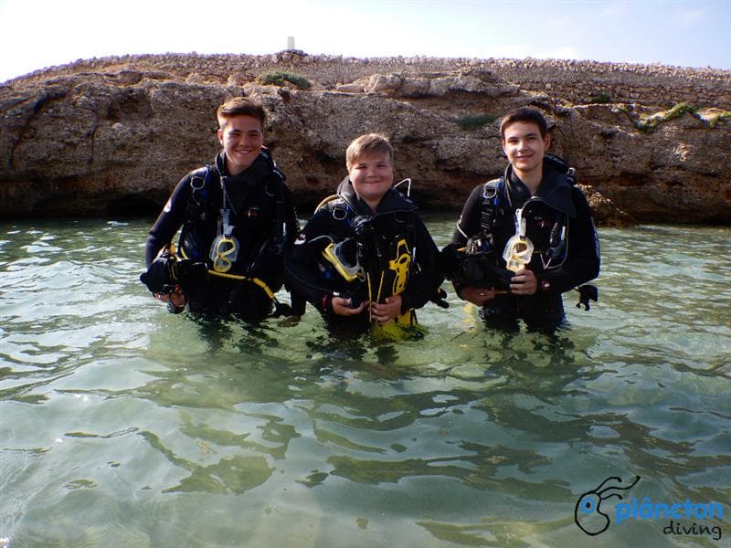 Curs de busseig Open Water Diver SSI/ACUC - Plàncton Diving