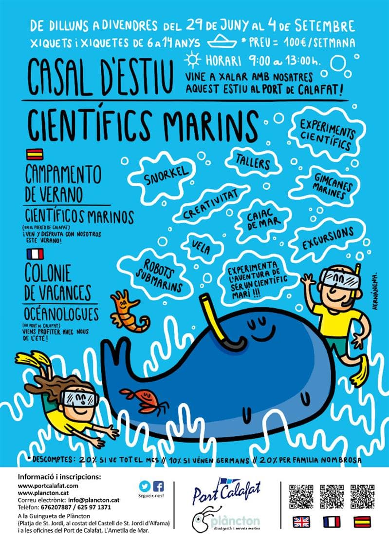 École d'été en sciences marines. Plancton Plongée