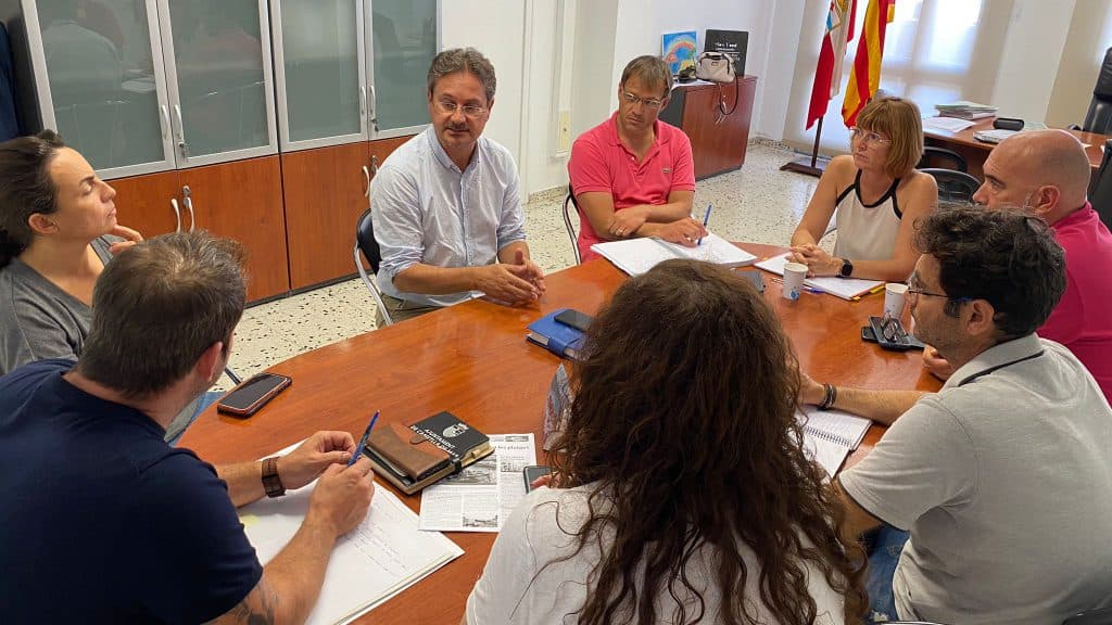 L’Ajuntament de l’Ametlla es reuneix amb Costes per trobar solució als danys causats pels aiguats a les platges