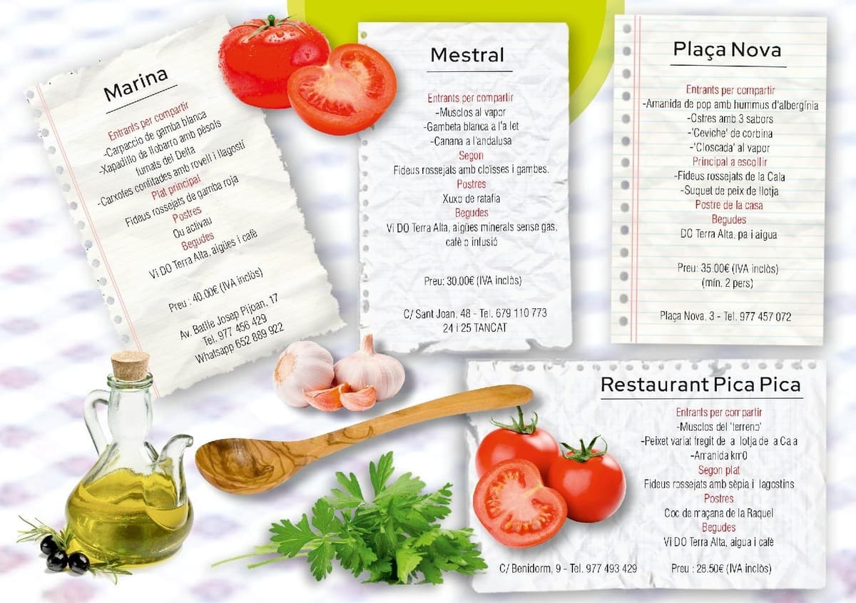 Jornadas gastronómicas de los "fideus rossejats" de la Cala