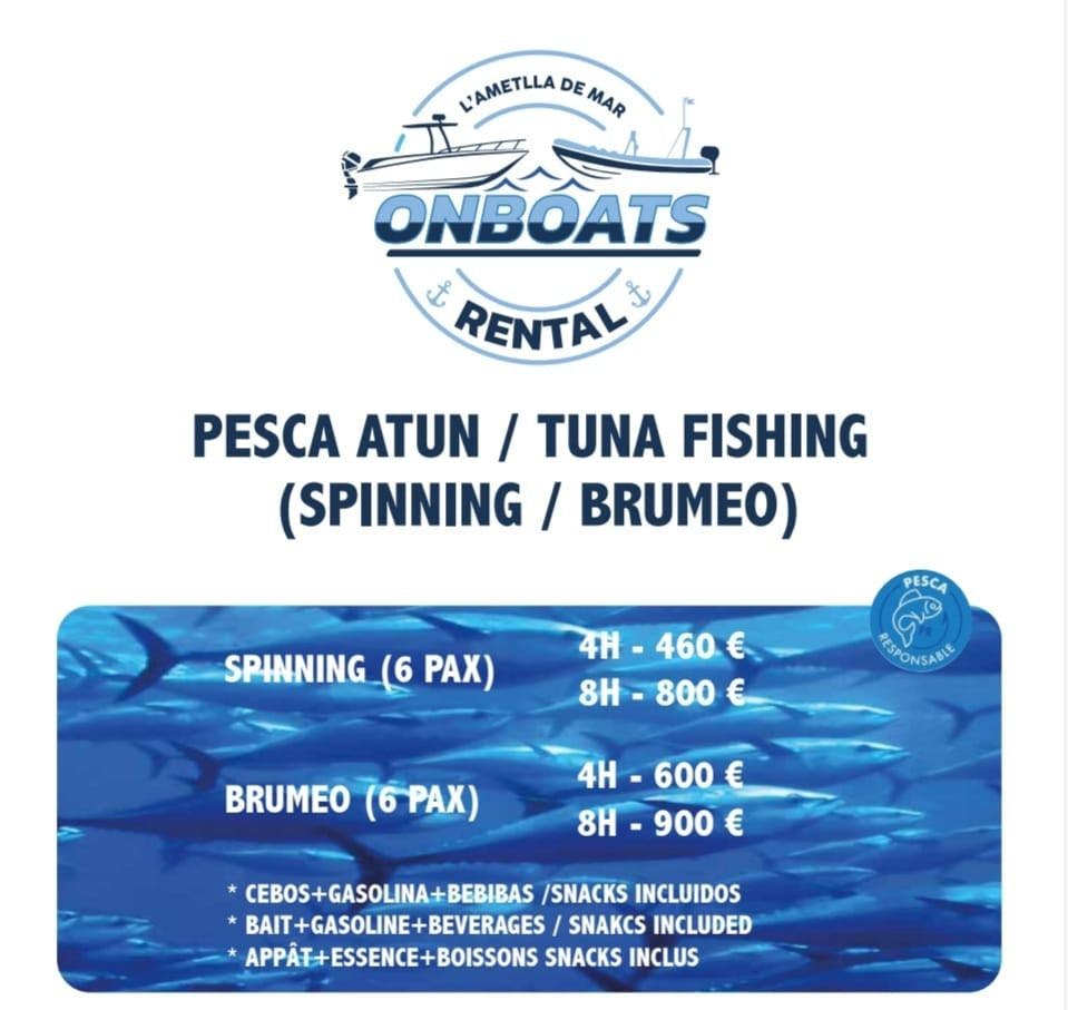 Tuna fishing - Onboats rental
