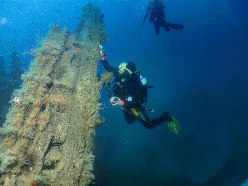 Diving in sunken ships - Ametlla Diving