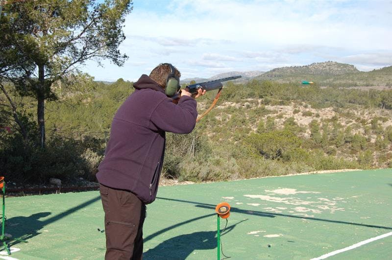 Clay pigeon shooting -  Punta Calda shooting range